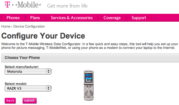 tmobile ota configuration